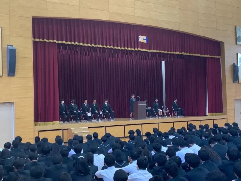 生徒会役員選挙 立会演説会