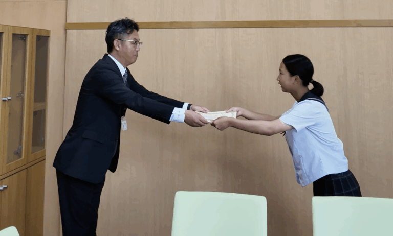 善行表彰「平和活動」について