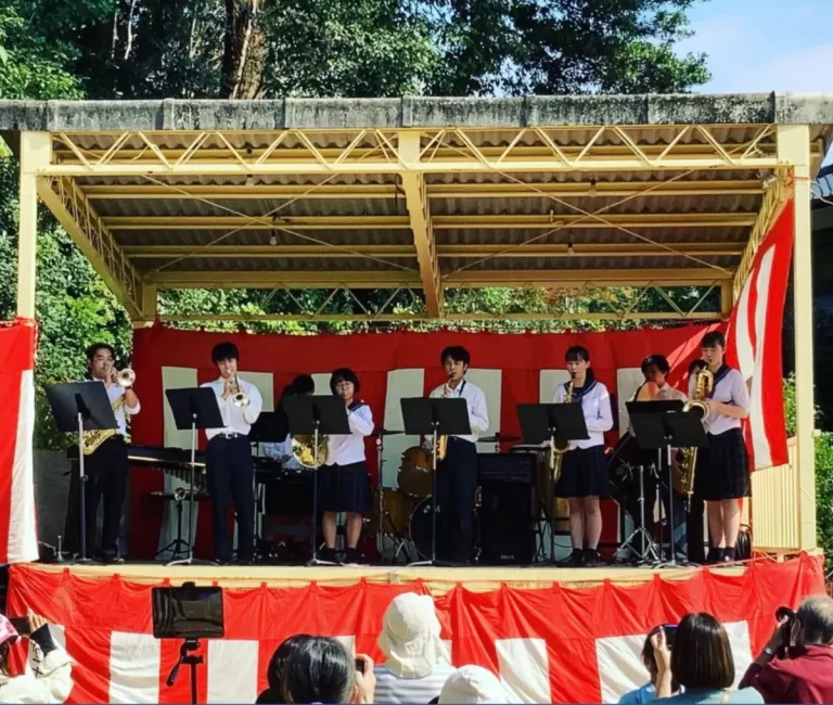 吹奏楽部 尾長天満宮秋季大祭 オープニング演奏