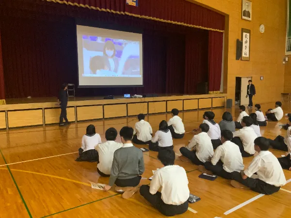 広島テレビ様によるコース体験事前学習