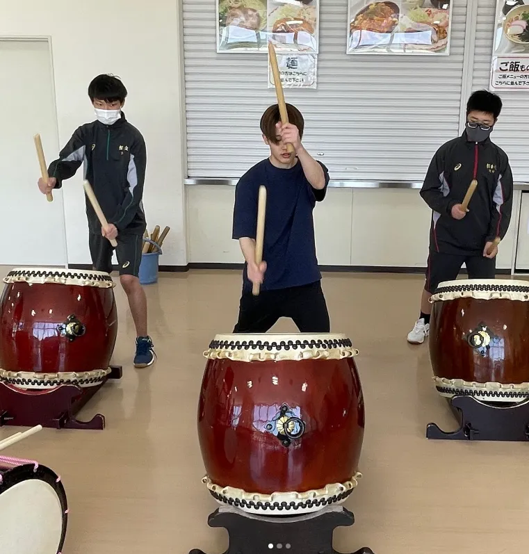 【クラブ紹介】和太鼓部の練習風景