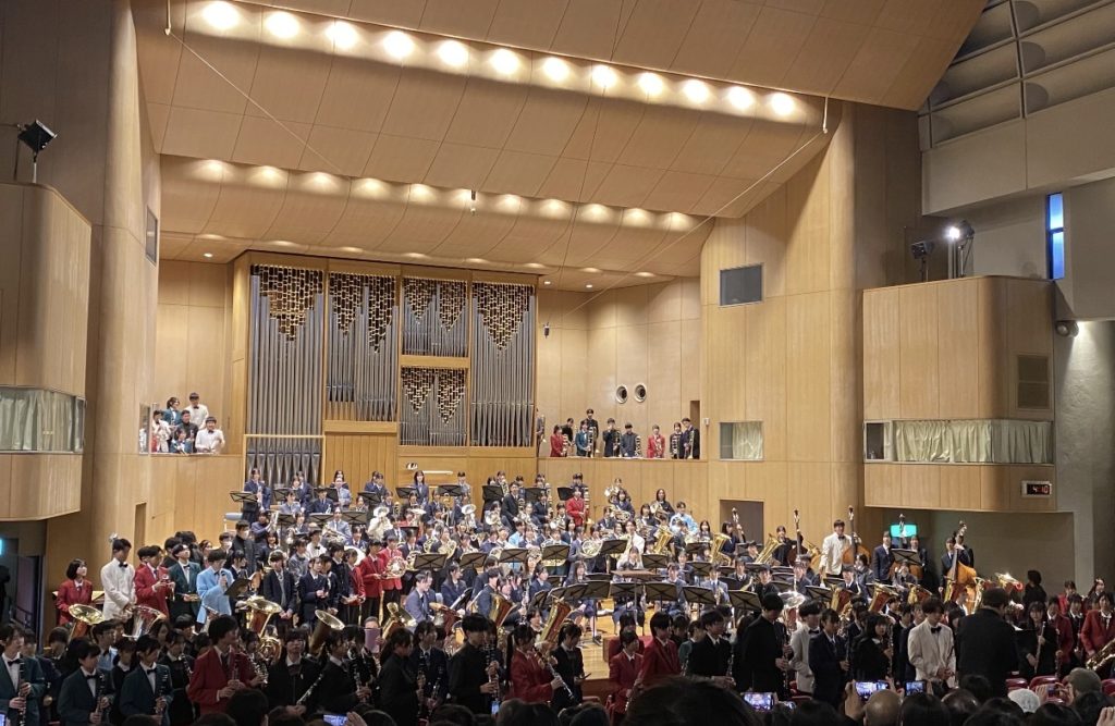 【吹奏楽部】「広島地区高等学校合同バンド演奏会」に参加しました！